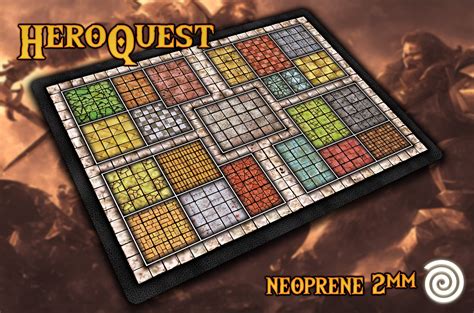 Playmat Remake for HeroQuest UNOFFICIAL PRODUCT