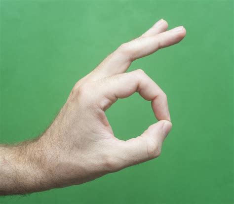 Free Image of Conceptual Man Hand Showing Okay Sign | Freebie.Photography