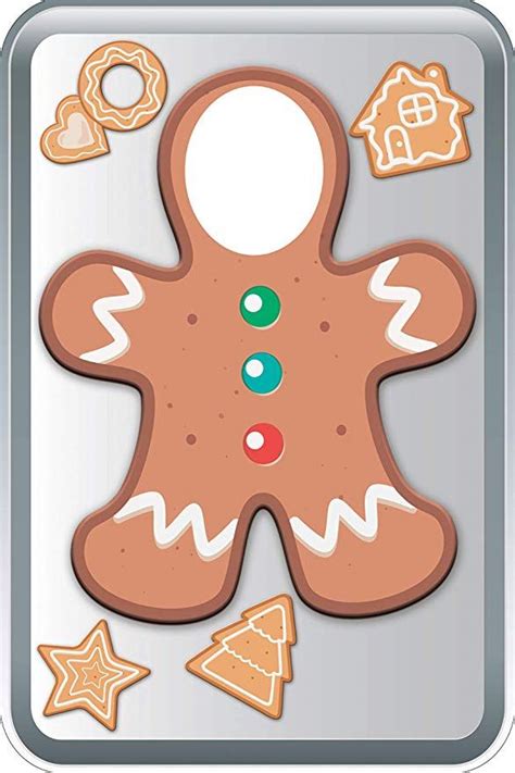 speedy orders Gingerbread Cookie Face in Hole, Face in Hole Cutout, Gingerbread Cookie Photo ...