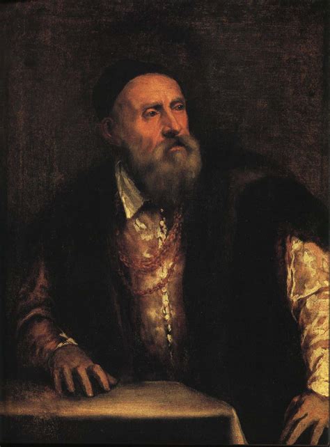 Self Portrait Painting | Titian 1550-1560 Oil Paintings