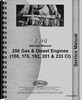 Ford 5000 Engine Service Manual