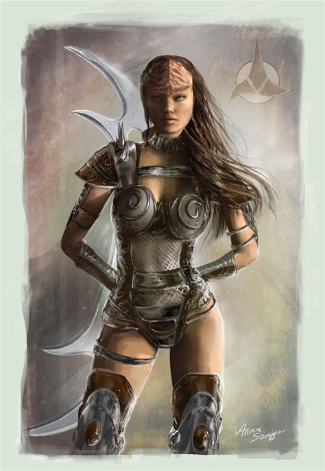 Klingon female worrior by cylonka on DeviantArt