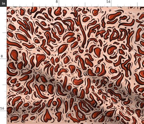 Freddy Krueger skin texture Fabric | Spoonflower