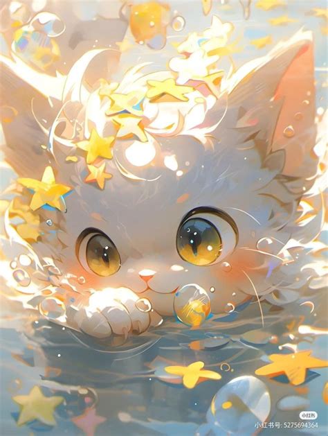 Pin by Yuu on color in 2023 | Anime art beautiful, Cute animal drawings, Kitten drawing