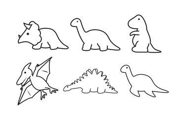 dino clipart free chunky - Google Search | Dinosaurier tattoos, Stickereimuster, Zeichnung