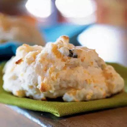 Sour Cream, Cheddar, & Green Onion Drop Biscuits Recipe | Recipe ...