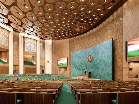 Larger Lok Sabha Hall - India's new Parliament building: A look from ...