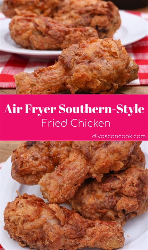 Air Fryer Southern-Style Fried Chicken | Delicious, Crispy Air Fryer Chicken! 😋 😋 😋 🍗 🍗 🍗 # ...