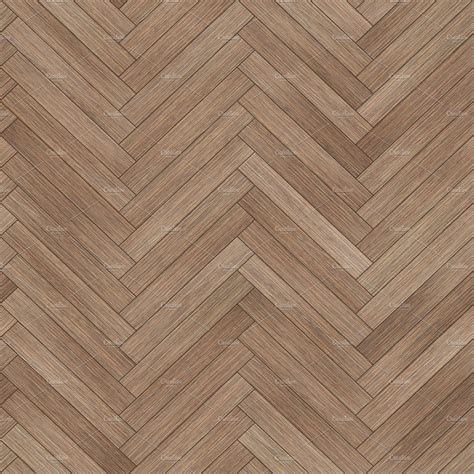 Seamless wood parquet texture (herringbone brown) | Wood floor texture ...