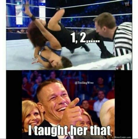 WWE Memes | Wwe memes, Wwe funny, John cena