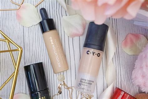 Best Drugstore Foundations for Dry Skin - Revolution Pro Foundation Drops and CYO Lif ...