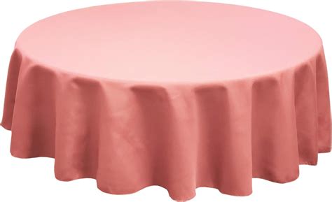 Amazon.com: TableLinensforLess Polyester Round Tablecloth, 90 Inch Round, (Dusty Rose ...