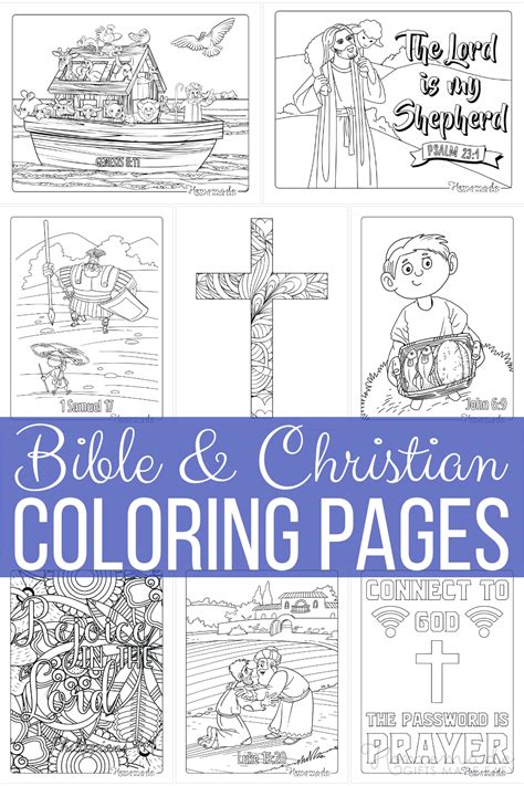 Free Bible Coloring Pages for Kids & Adults