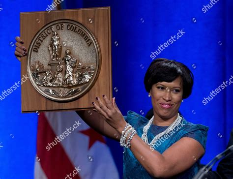 Muriel Bowser Mayor Muriel Bowser Holds Editorial Stock Photo - Stock ...