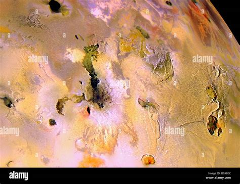 Jupiter's volcanic moon Io. Galileo Stock Photo - Alamy