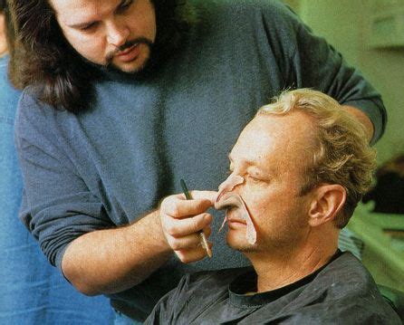 Robert Englund in the makeup chair for New Nightmare (1994)