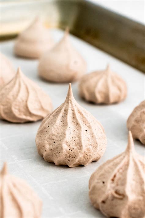 Chocolate Meringue Cookies Recipe • Food Folks and Fun