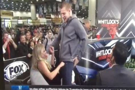 Rob Gronkowski Gives Fox Sports 1 Reporter Lap Dance on Live TV | News ...