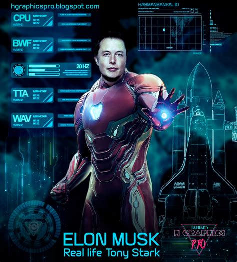 H GraphicsPro: Elon Musk as Iron Man