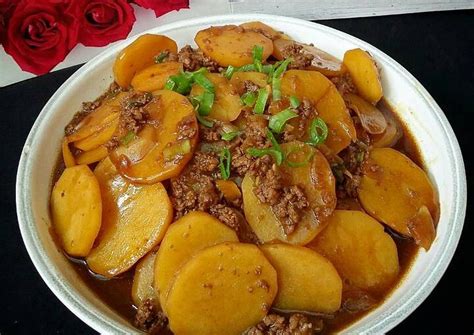 Resep Kentang kecap daging cincang oleh Susan Mellyani | Recipe | Resep kentang, Daging cincang ...