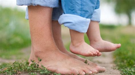 Here’s why you should let your kids play barefoot. It’s good for adults ...