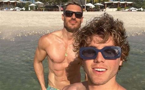 White Lotus actor Lukas Gage and his boyfriend hit the beach