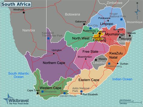 File:South Africa-Regions map.png - Wikitravel