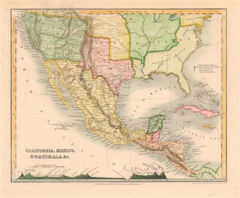 California, Mexico, Guatimala etc.: Geographicus Rare Antique Maps