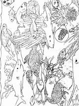 Kids n funcom  Coloring Page Coral Ecosystem sketch template