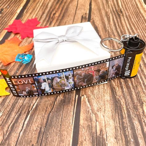 Personalized Film Roll Keychain, Unique Camera Photo Film Roll Gifts, Camera Roll Gift, Memory ...