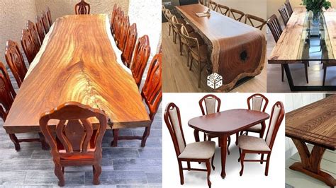 Wooden dining table design ideas / woodworking dining table set ideas ...