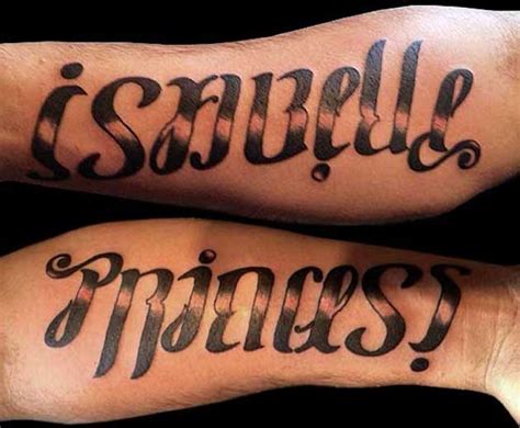 38 Ambigram Tattoos You'll Have To See To Believe - TattooBlend