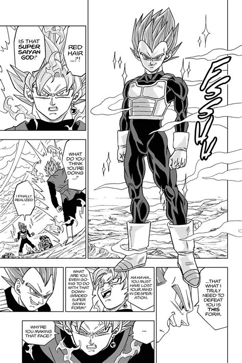 Vegeta in the Super manga : r/dbz