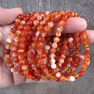 Carnelian Bracelet - Etsy