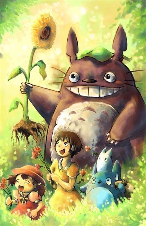 Let's Make a Bouquet! | Studio ghibli art, Totoro, Totoro art