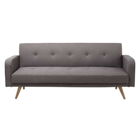 Mottled Light Grey 3-Seater Clic Clac Sofa Bed Broadway | Maisons du Monde