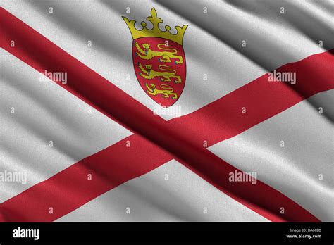 Flag of Jersey Stock Photo - Alamy