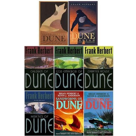 Dune Series 1-8: 8 Books Collection Set By Frank Herbert | The Book Bundle