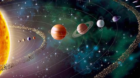 HD wallpaper: solar system digital wallpaper, space, earth, sun, planets, universe | Wallpaper Flare