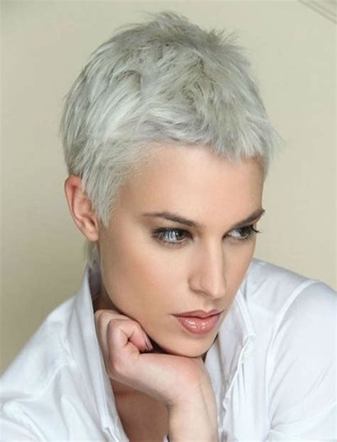 Super short haircuts for white hair – HAIRSTYLES