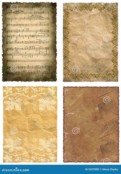 Old paper. Collage stock illustration. Illustration of decoration - 5357098