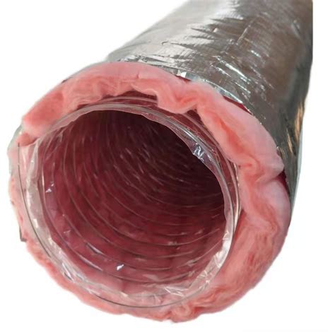 Flex Duct Insulated Flexible Air Home HVAC Heating System R6 R8 Insulated Duct - China Flex Duct ...