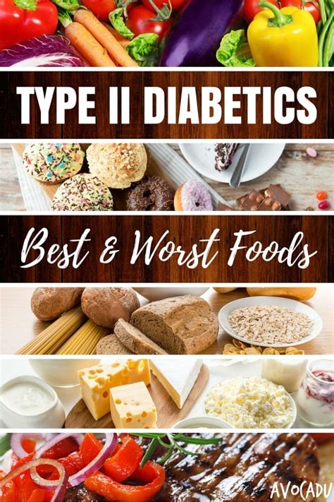 Type II Diabetics - Best and Worst Foods | Avocadu