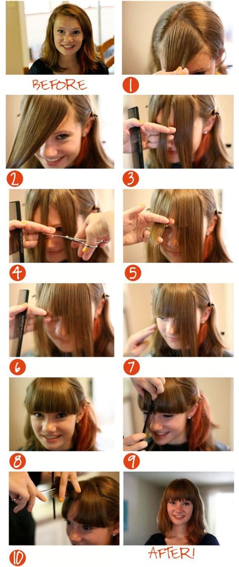 How To Cut A Perfect Bang Hairstyle Tutorial ~ Calgary, Edmonton, Toronto, Red Deer, Lethbridge ...