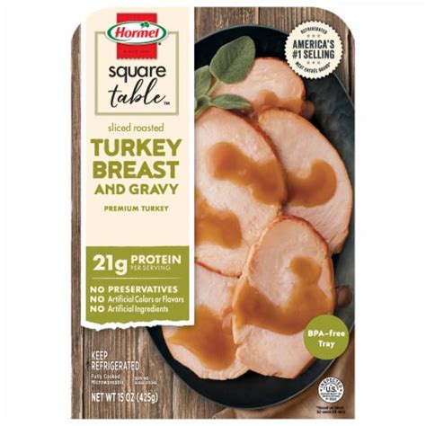 Hormel® Square Table™ Sliced Roasted Turkey Breast & Gravy, 15 oz - QFC