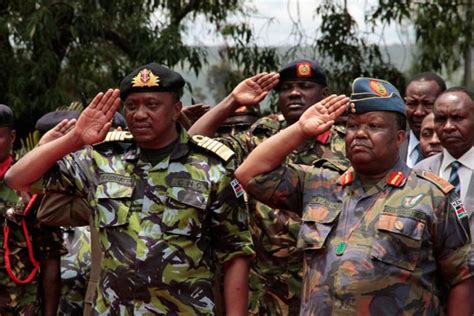 President Uhuru Kenyatta in military uniform during KDF Day | Nation