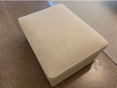 Ikea Kivik Ottoman / footstool with storage (beige), Furniture & Home Living, Furniture, Other ...