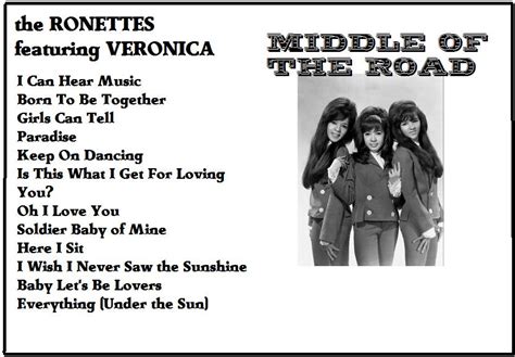 Ronettes mock album cover