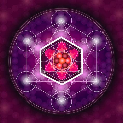 Sacred Geometry Metatrons Cube Digital Art by Graham Browne