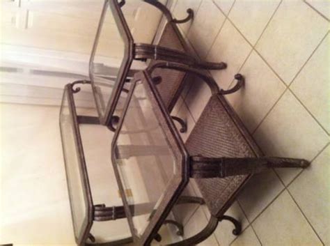 4 piece Metal & Glass Living Room Table Set - (Southshore/Ruskin) for Sale in Apollo Beach ...